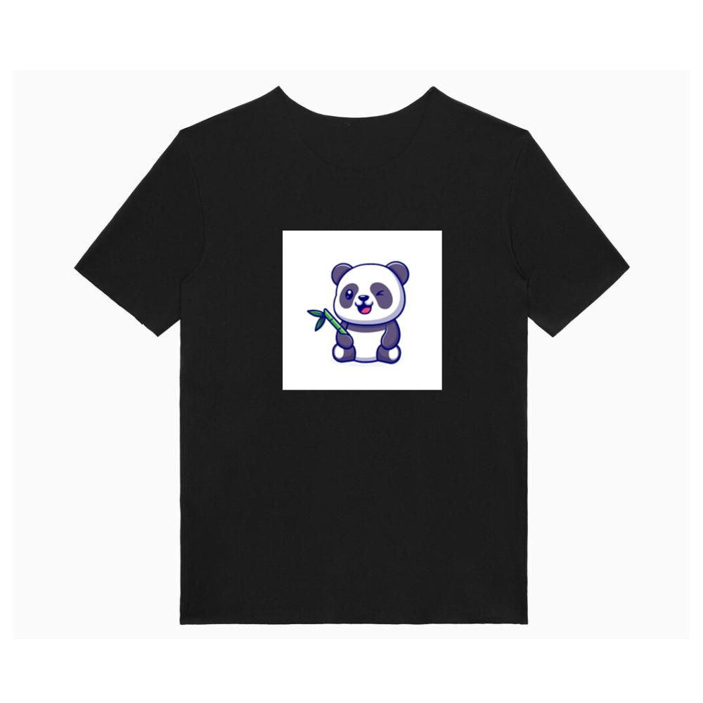Bamboo Munching Panda T-Shirts
