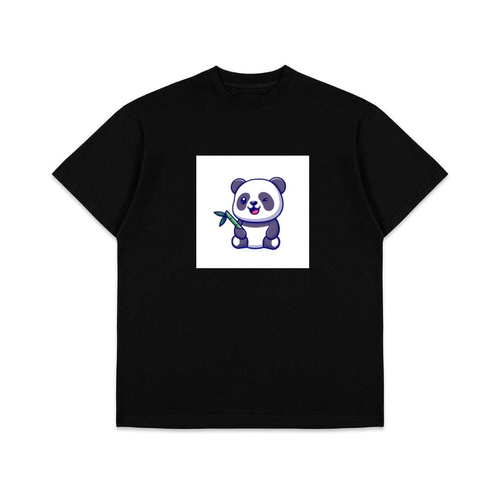 Bamboo Munching Panda T-Shirts