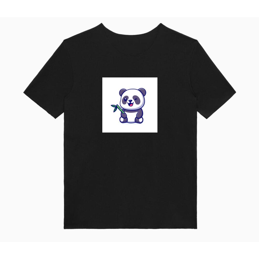 Bamboo Munching Panda TShirts Tickertaz