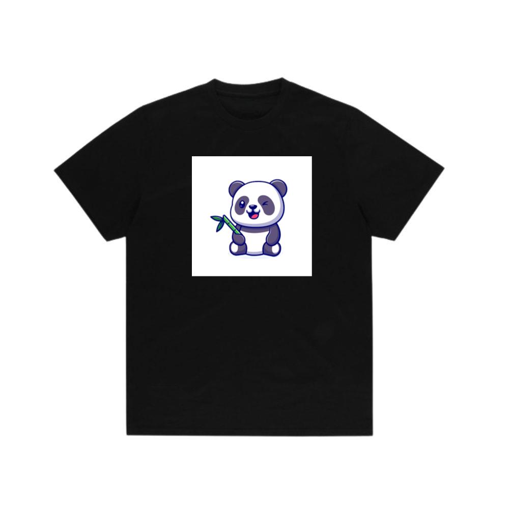 Bamboo Munching Panda T-Shirts
