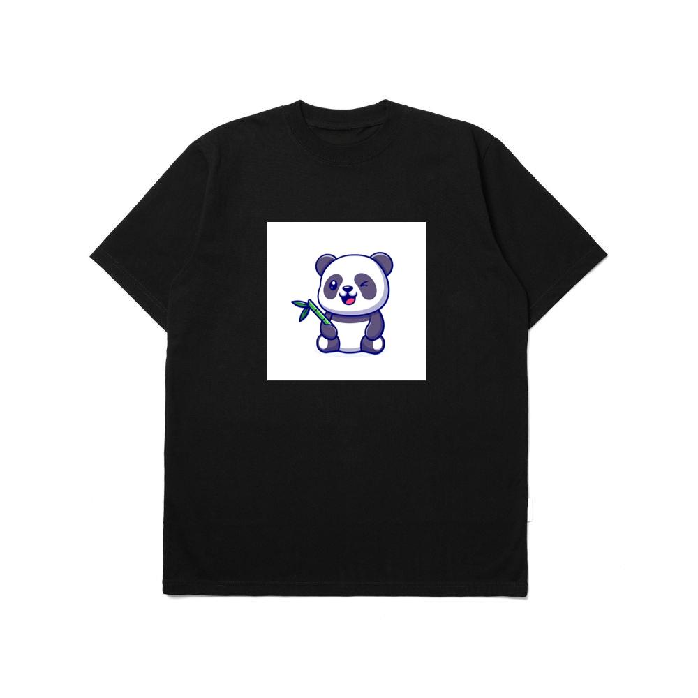 Bamboo Munching Panda T-Shirts