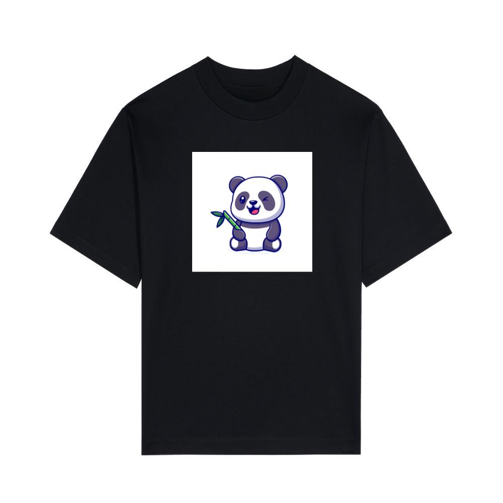 Bamboo Munching Panda T-Shirts