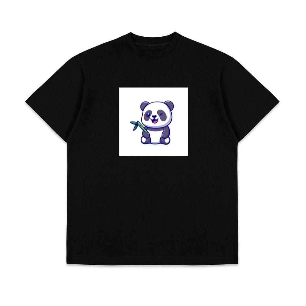 Bamboo Munching Panda T-Shirts