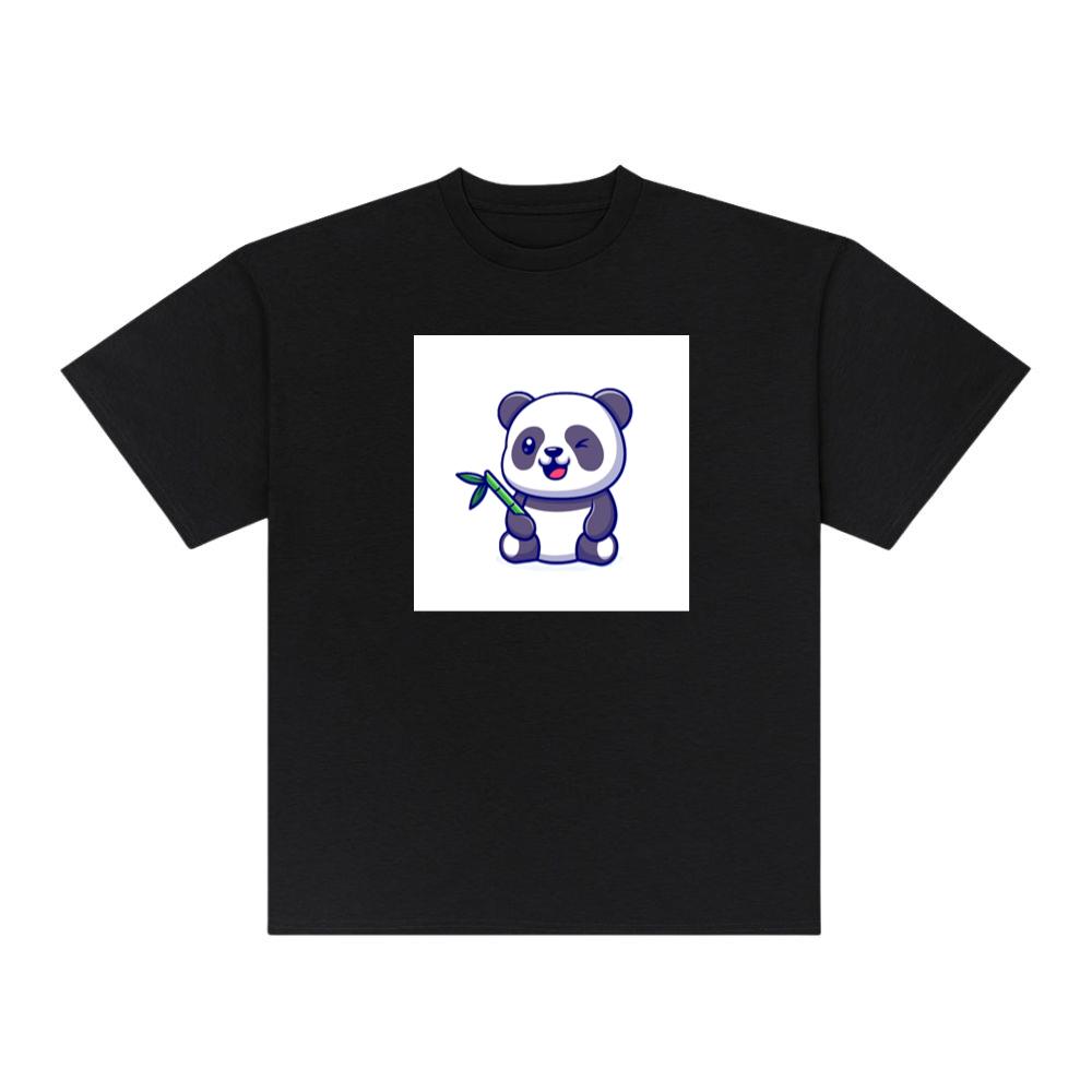 Bamboo Munching Panda T-Shirts