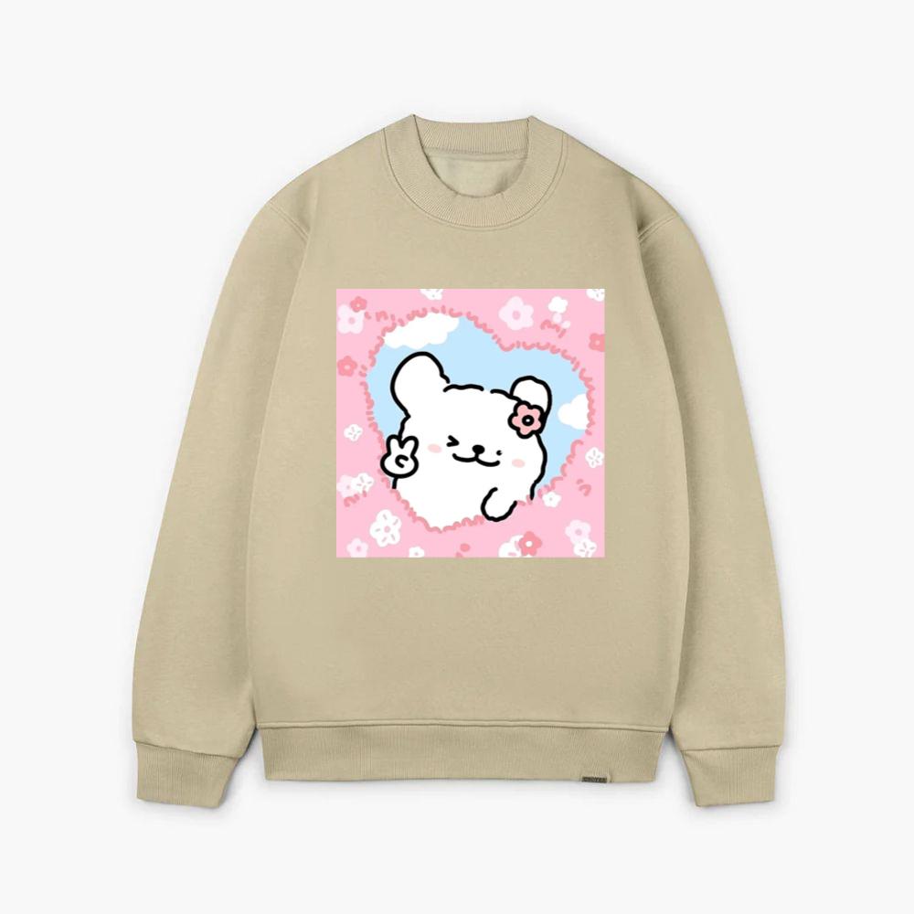 Beary Sweet Peace Sign Sweatsrhits