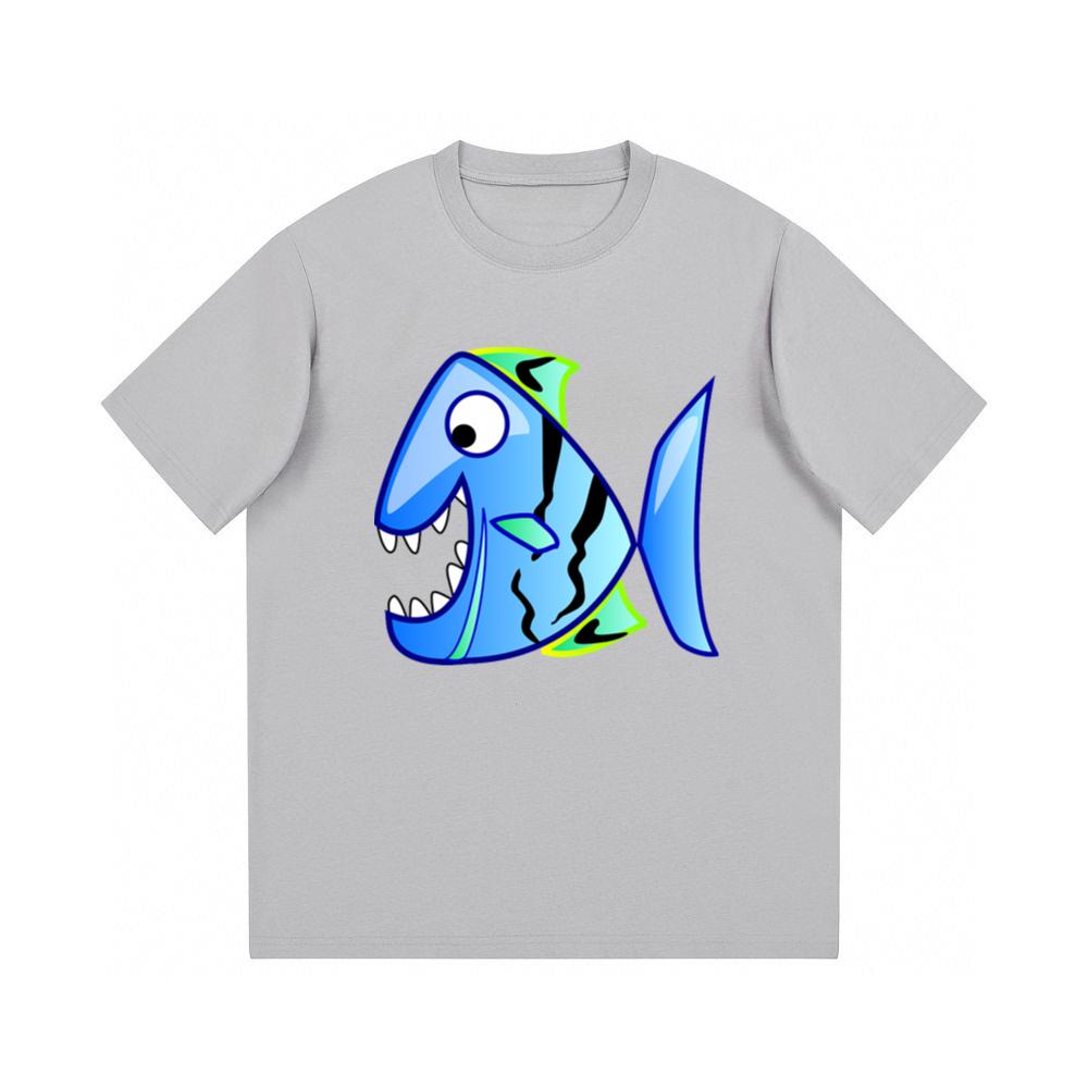BigEyed Blue Fish TShirts Teeclips