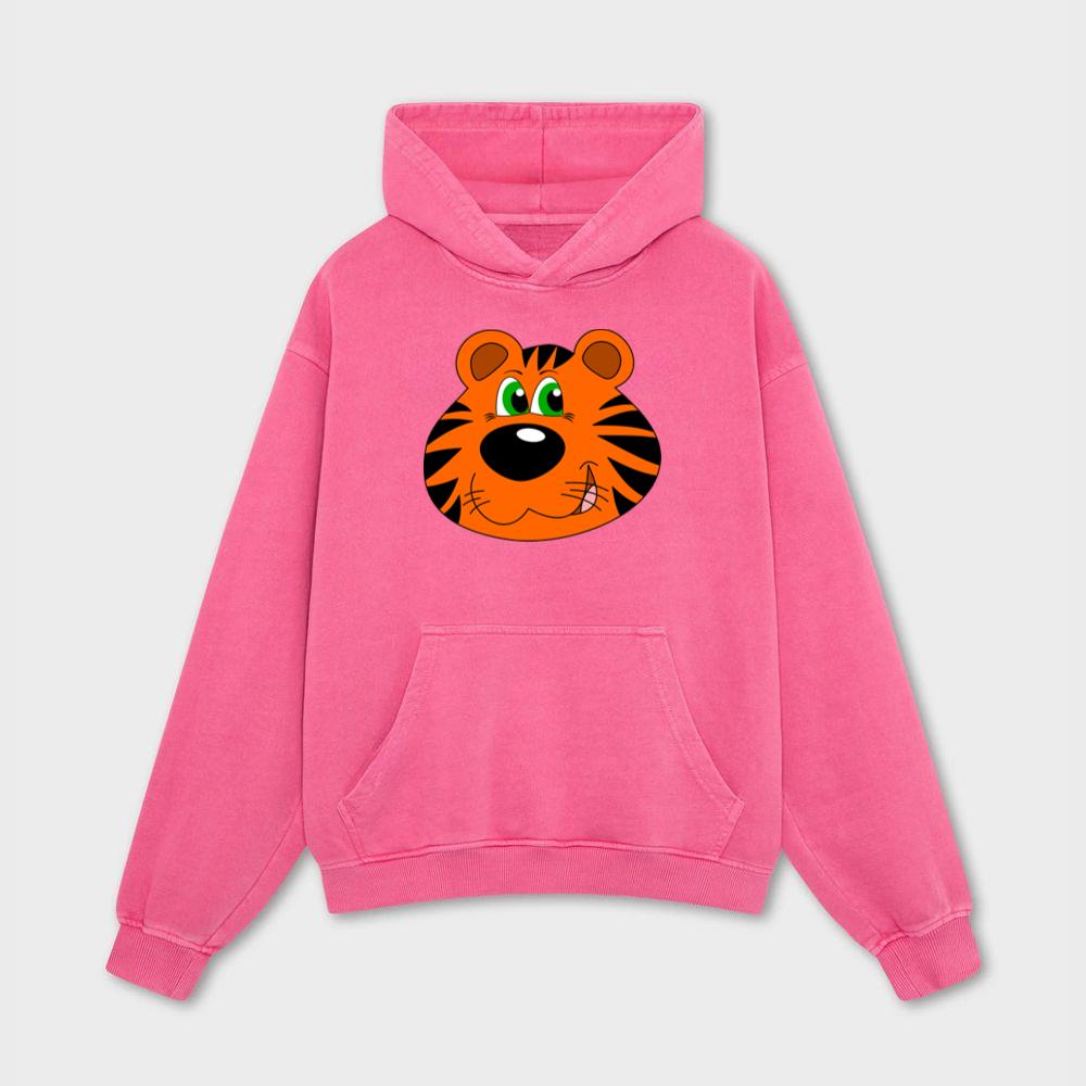 Big Eyed Smiling Tiger Hoodies