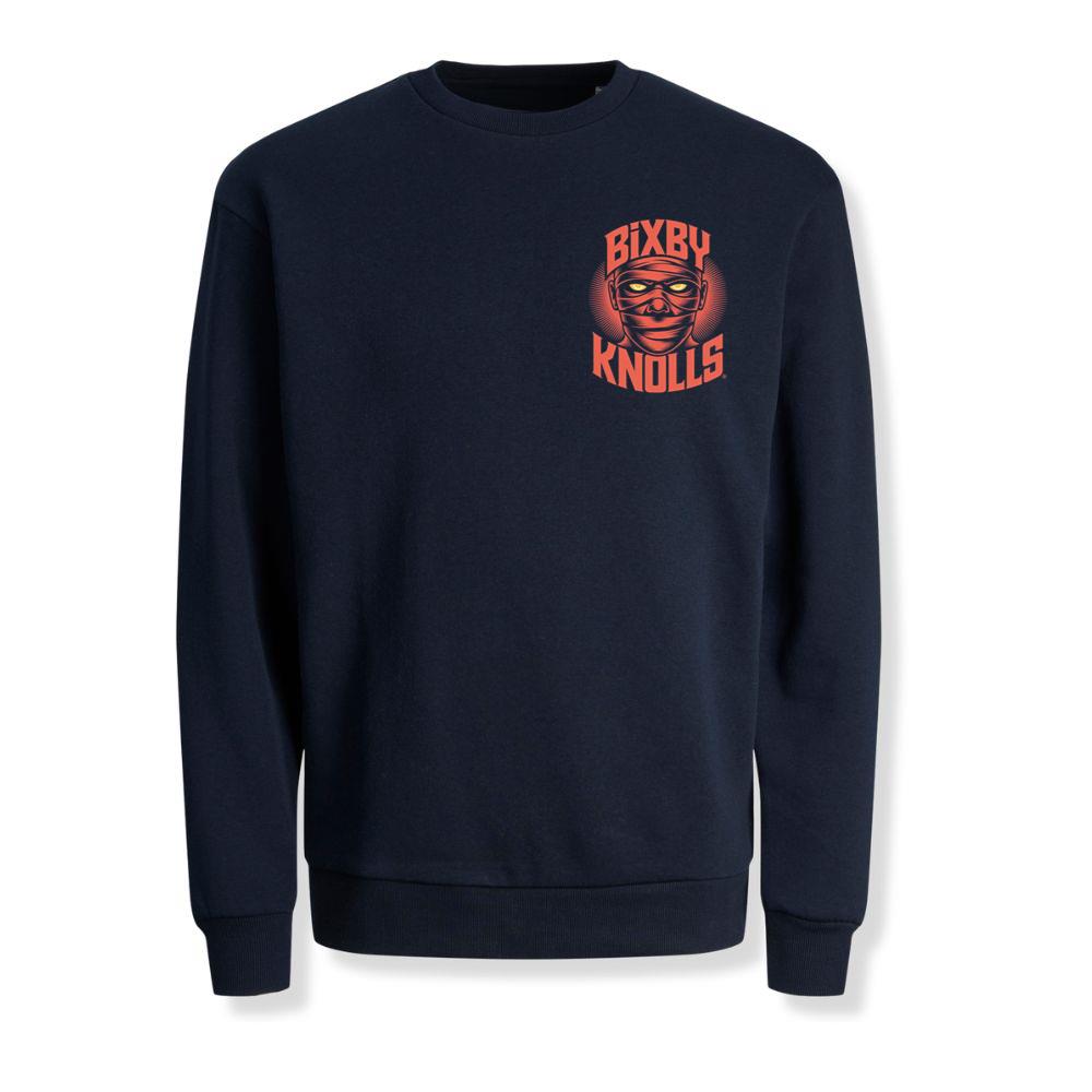 Bixby Knolls Masked Skull Retro Style Sweatshirts