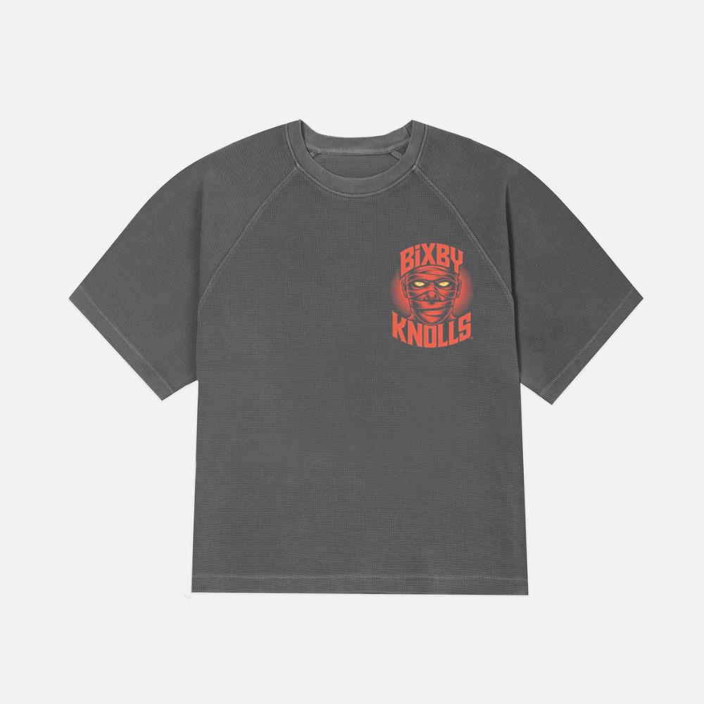 Bixby Knolls Masked Skull Retro Style T-Shirt