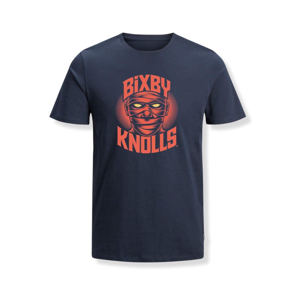 Bixby Knolls Masked Skull Retro Style T-Shirt - Image 2