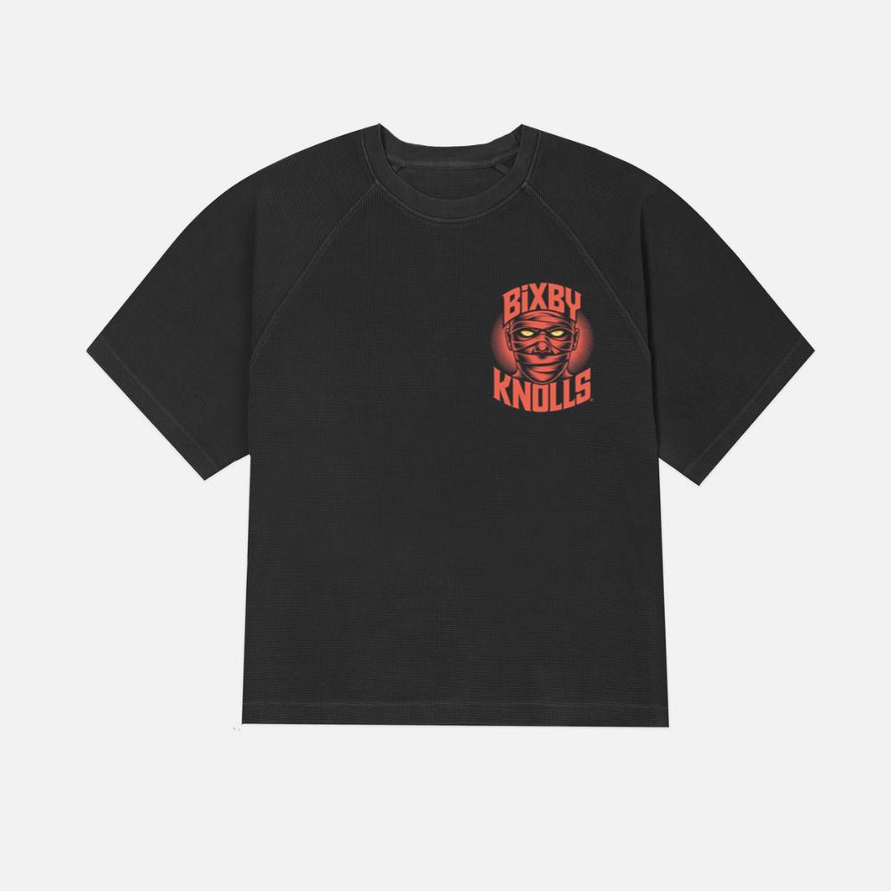 Bixby Knolls Masked Skull Retro Style T-Shirt