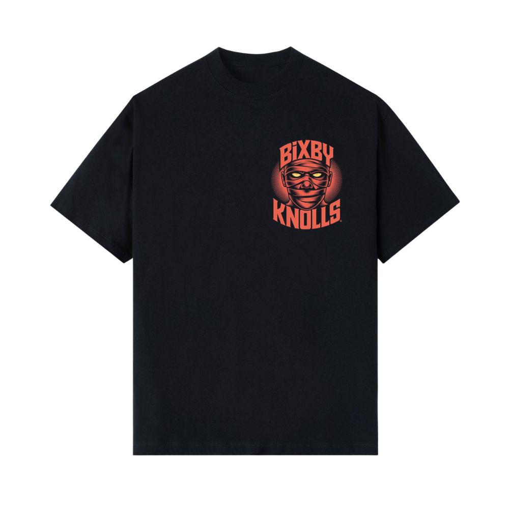 Bixby Knolls Masked Skull Retro Style T-Shirts