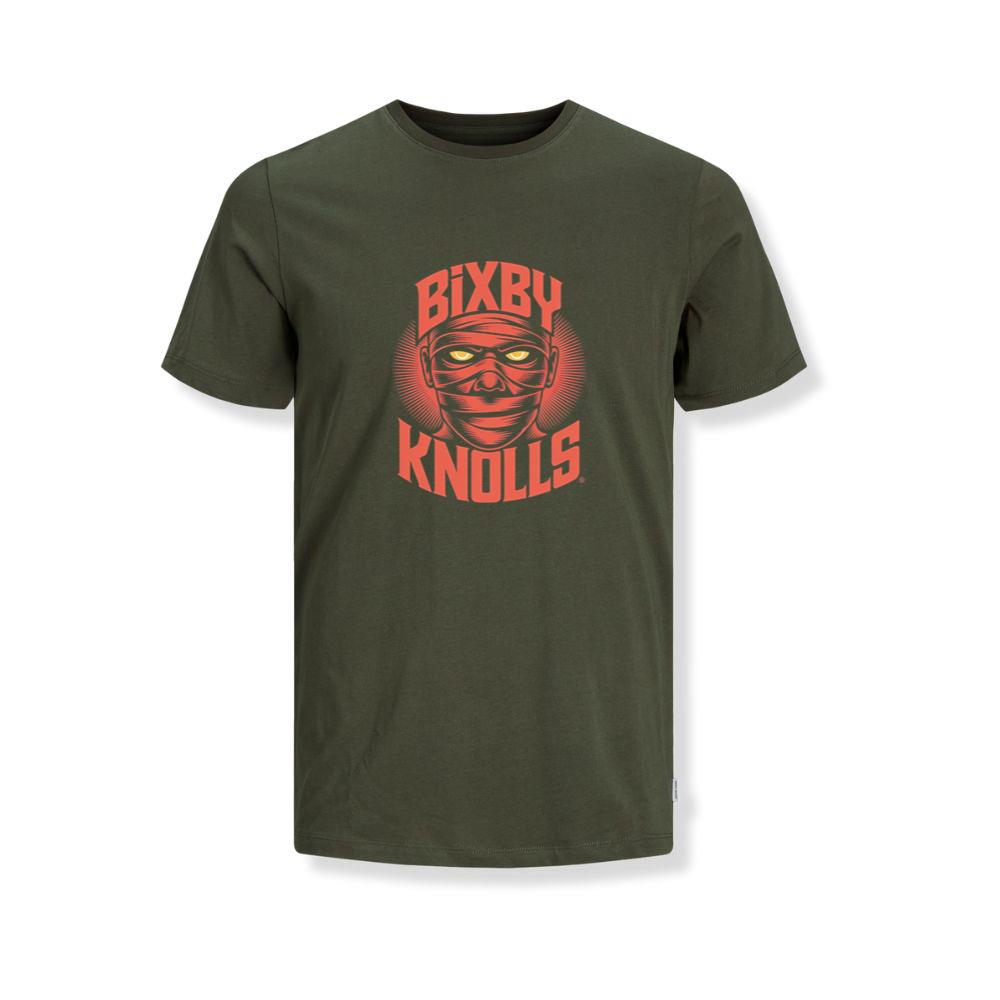 Bixby Knolls Masked Skull Retro Style T-Shirts - Image 3