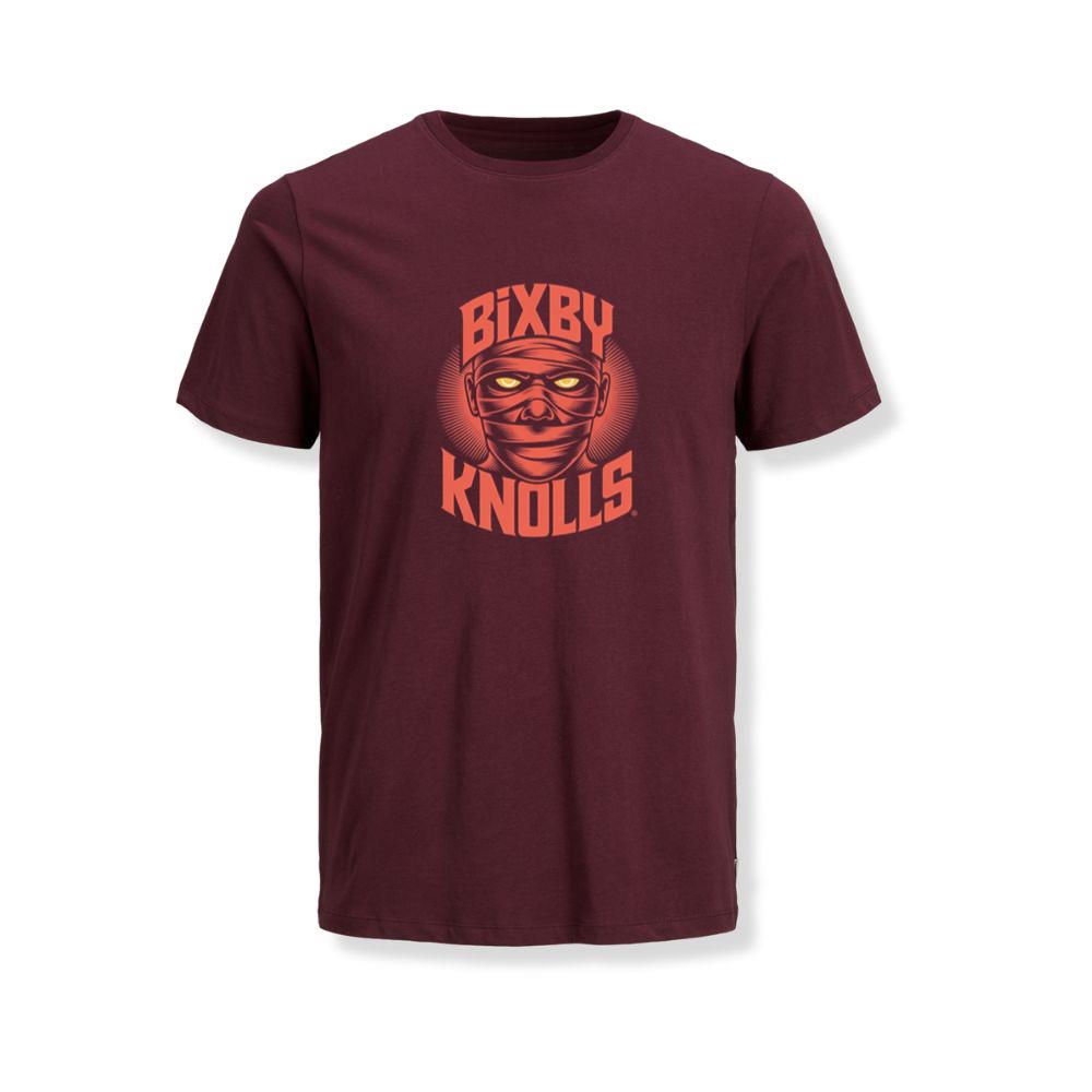 Bixby Knolls Masked Skull Retro Style T-Shirts - Image 4