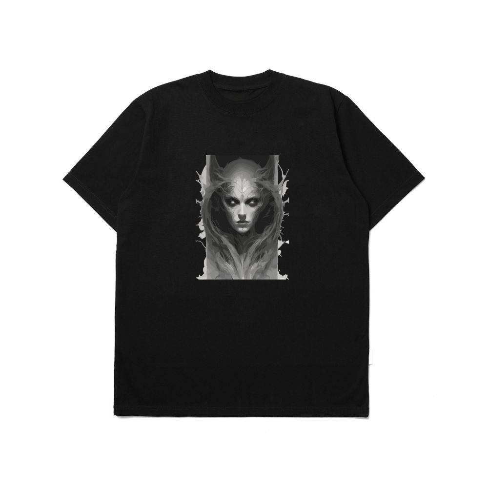 Black And White Illusion Abstract Art TShirts Vibesline
