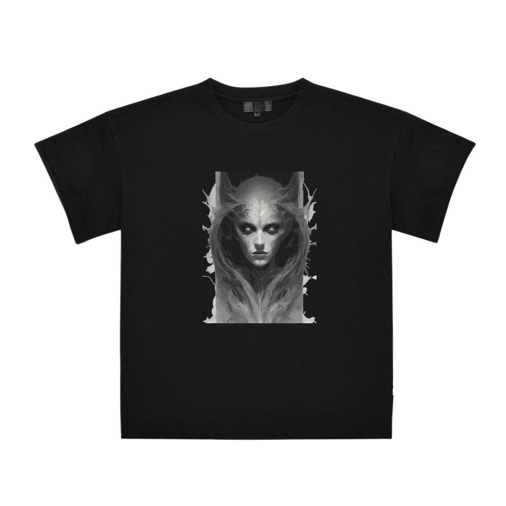 Black And White Illusion Abstract Art T-Shirts