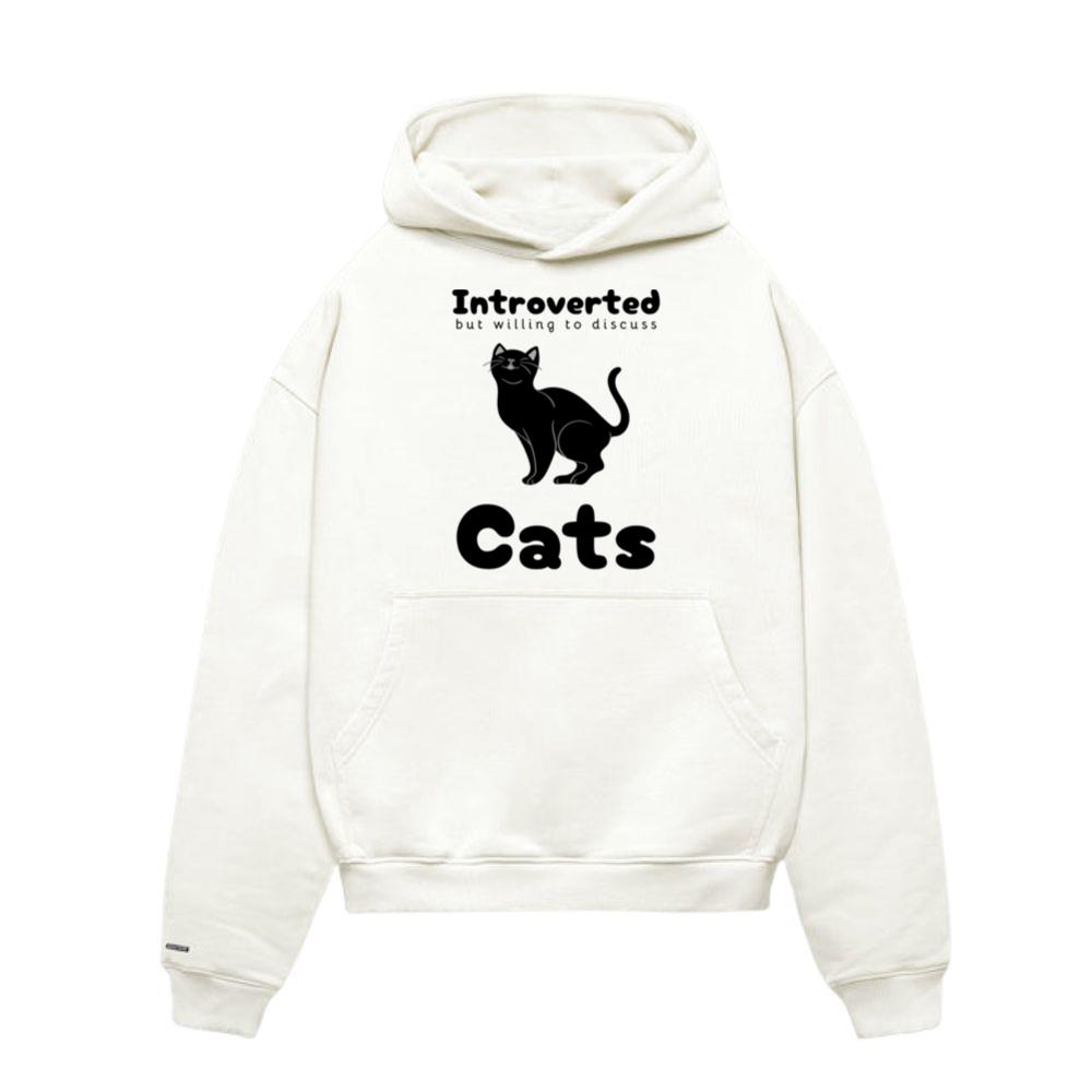 Black Cat Minimalist Animal T-Shirt Hoodies