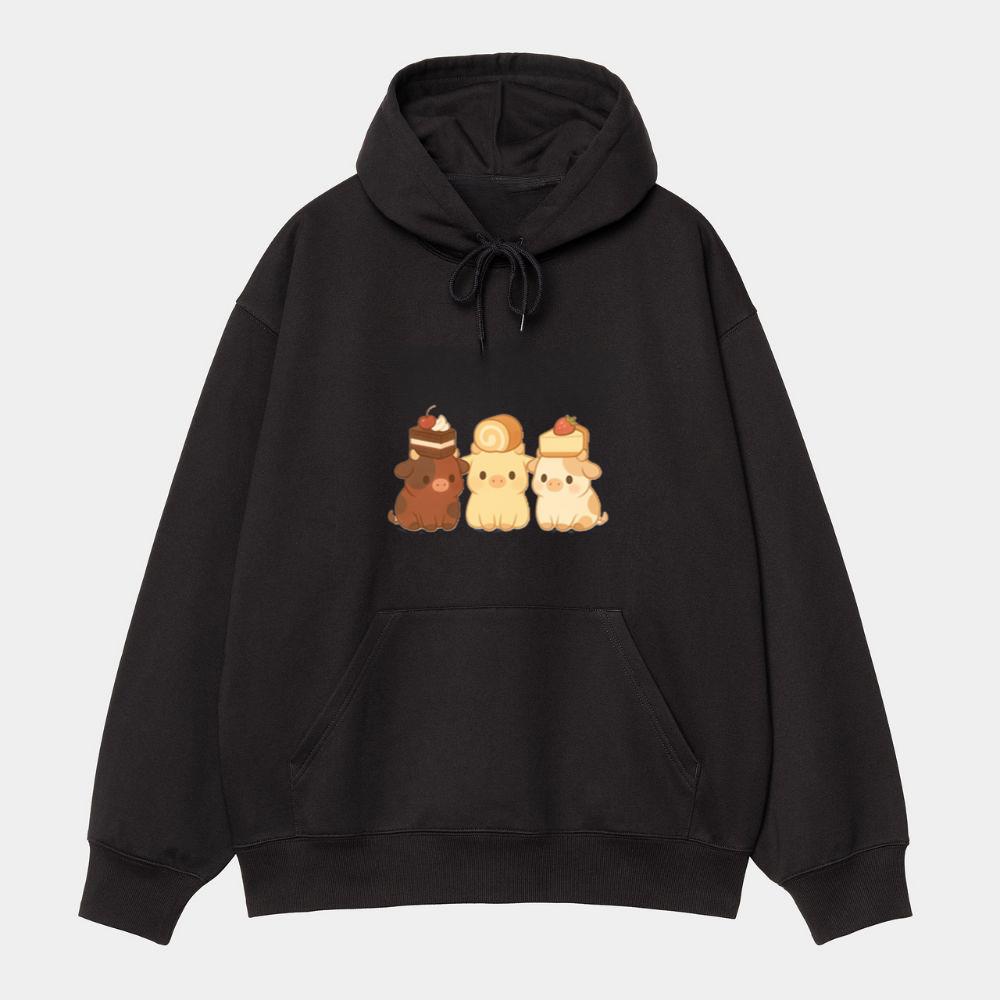 Black Forest, Swiss Roll, & Cheesecake Hoodie