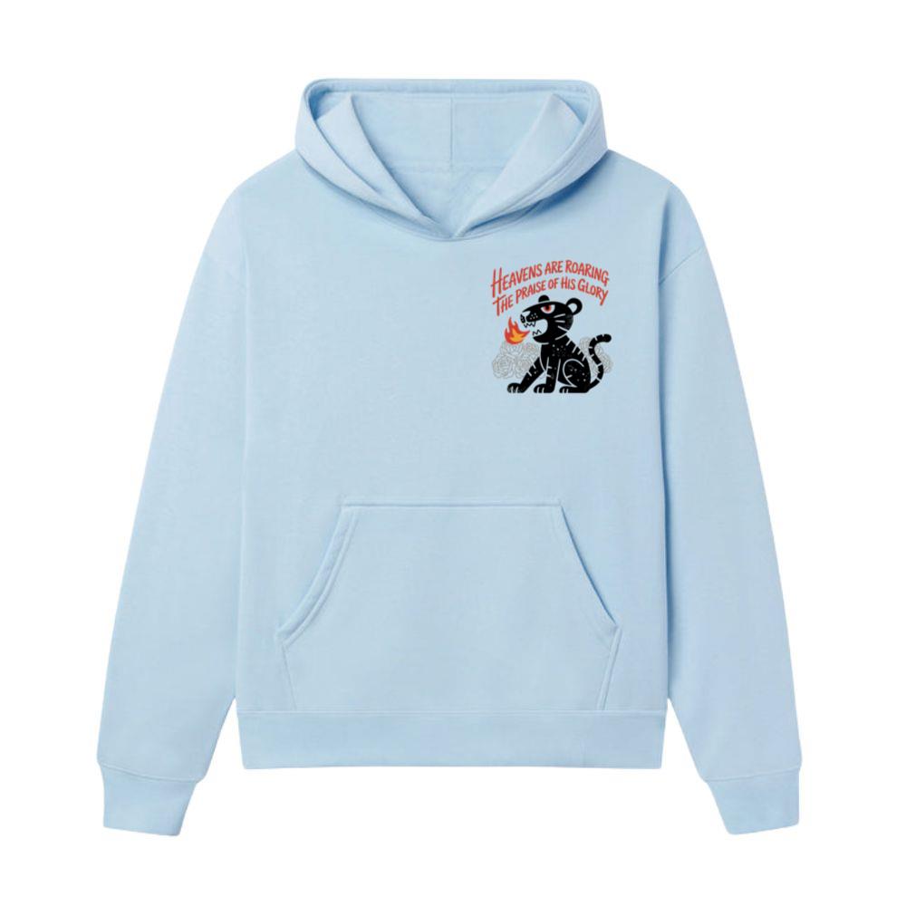 Black Panther Heaven Glory Retro Style Design Hoodie