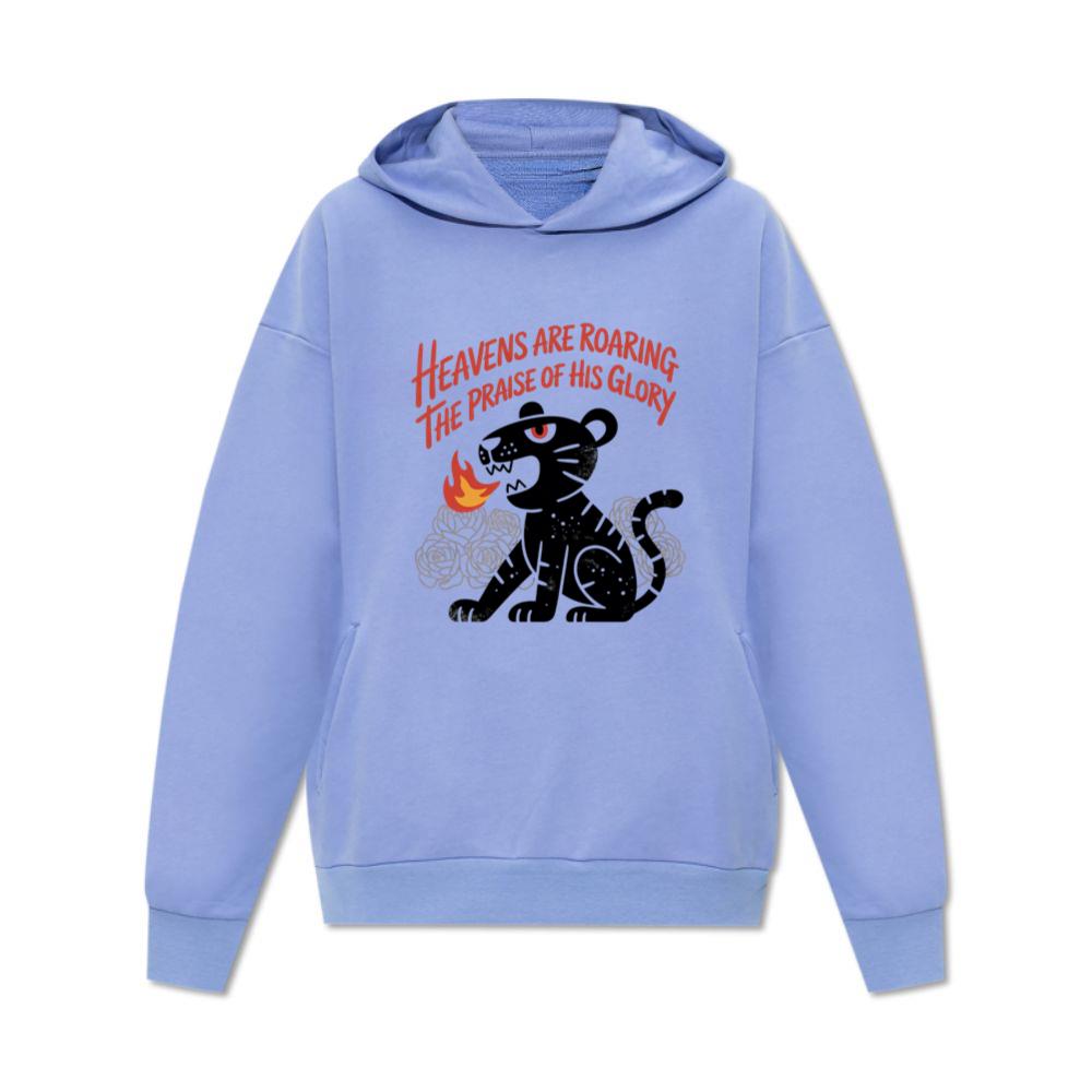 Black Panther Heaven Glory Retro Style Design Hoodie