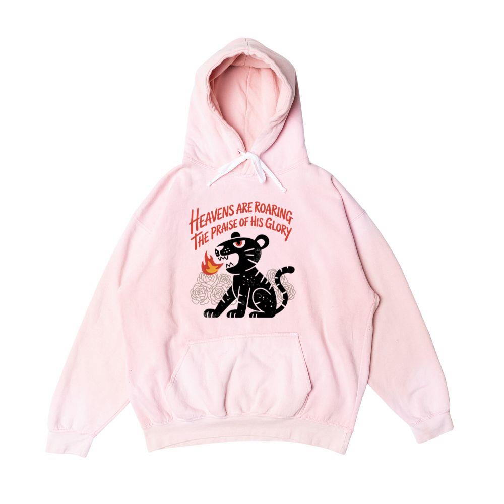 Black Panther Heaven Glory Retro Style Design Hoodie