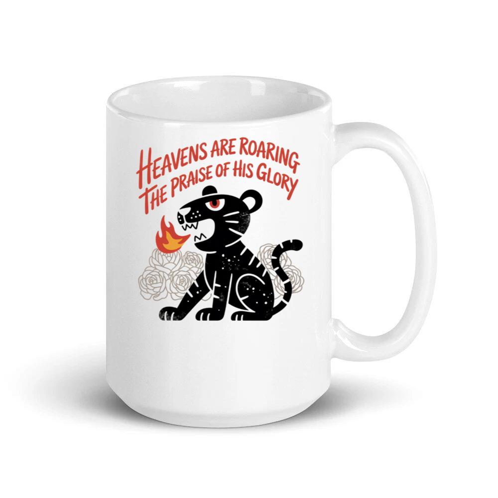 Black Panther Heaven Glory Retro Style Design Mug