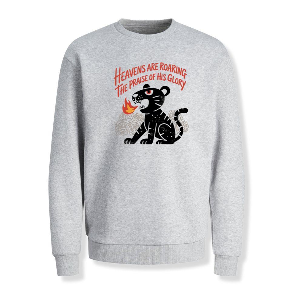 Black Panther Heaven Glory Retro Style Design Sweatshirt