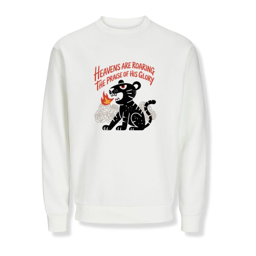 Black Panther Heaven Glory Retro Style Design Sweatshirts
