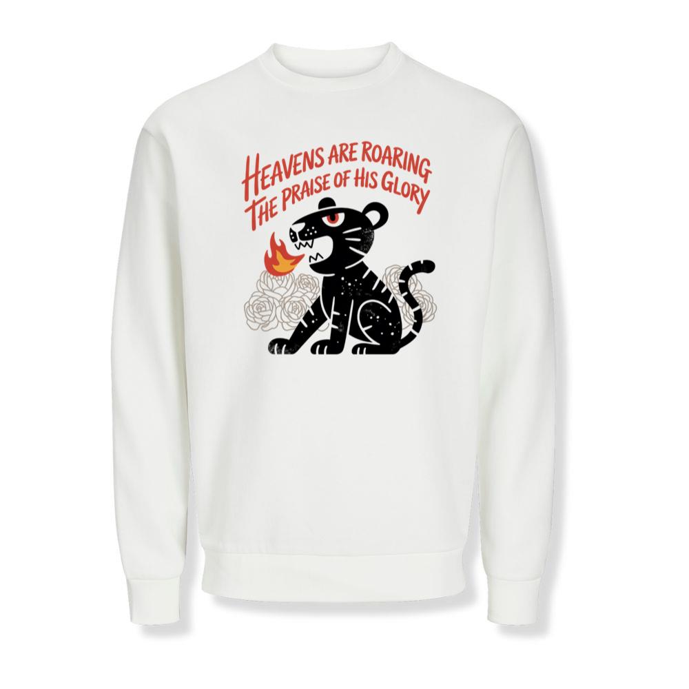 Black Panther Heaven Glory Retro Style Design Sweatshirts