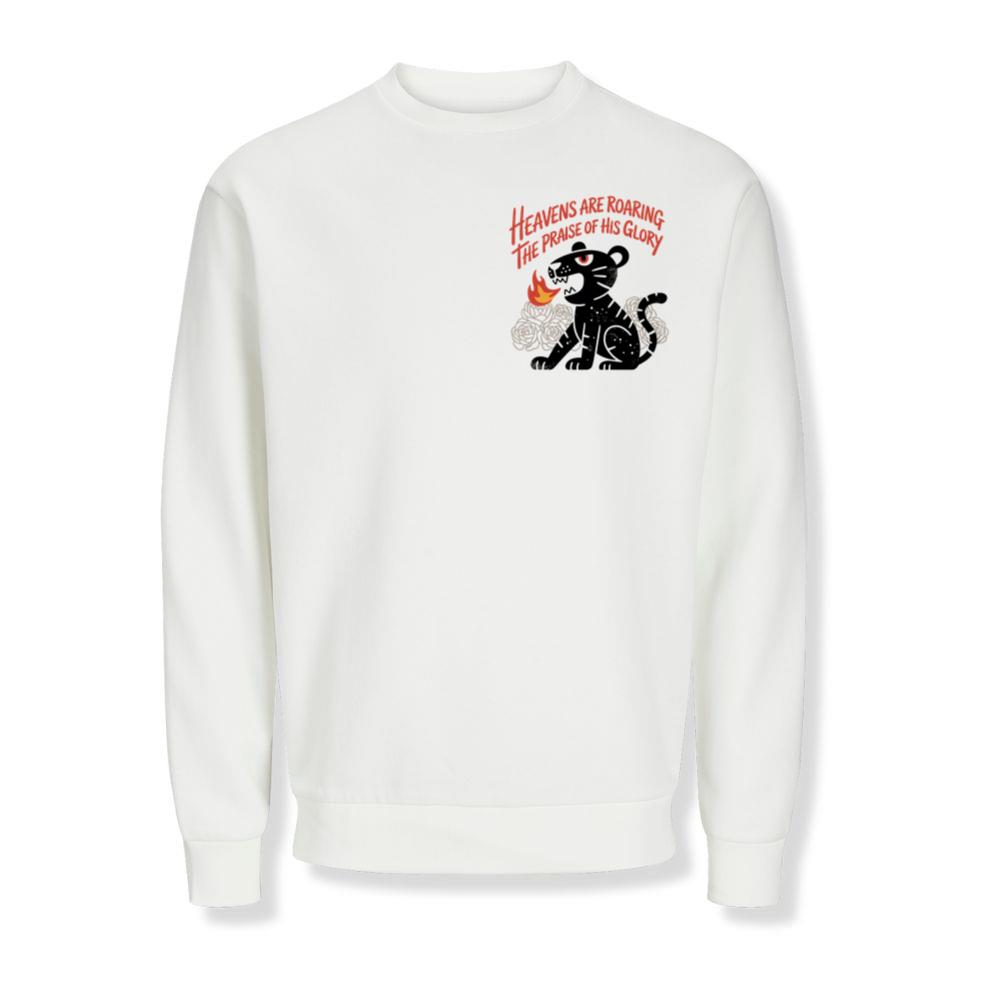 Black Panther Heaven Glory Retro Style Design Sweatshirts