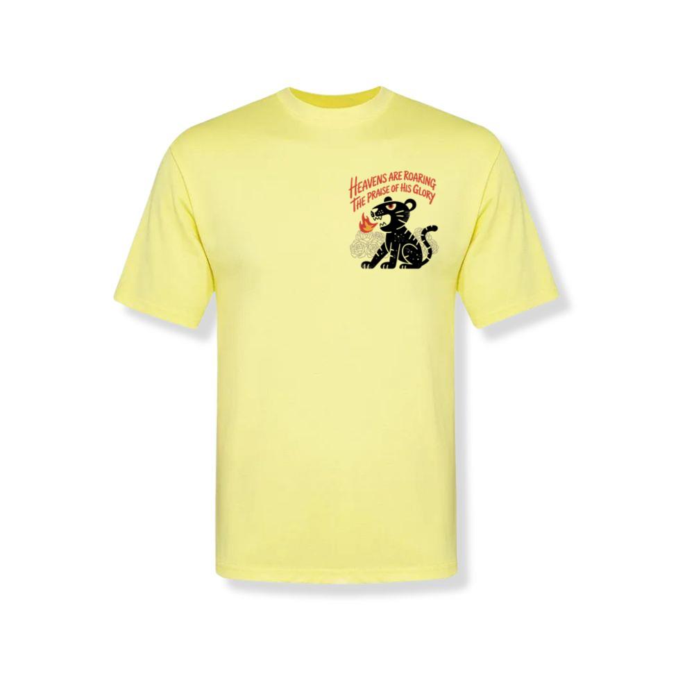 Black Panther Heaven Glory Retro Style Design T-Shirt