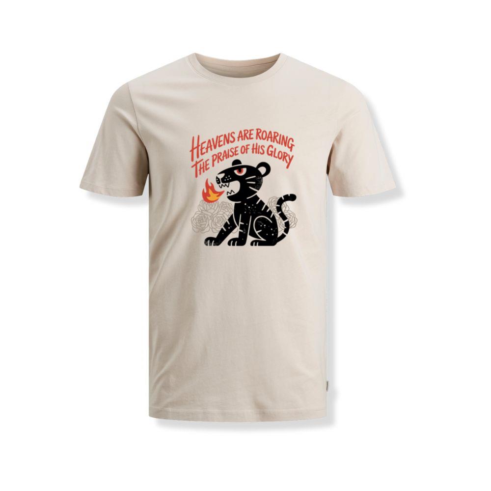 Black Panther Heaven Glory Retro Style Design T-Shirts
