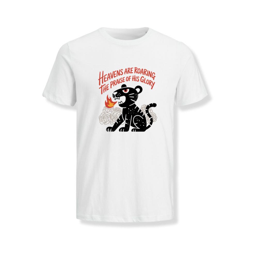 Black Panther Heaven Glory Retro Style Design T-Shirts