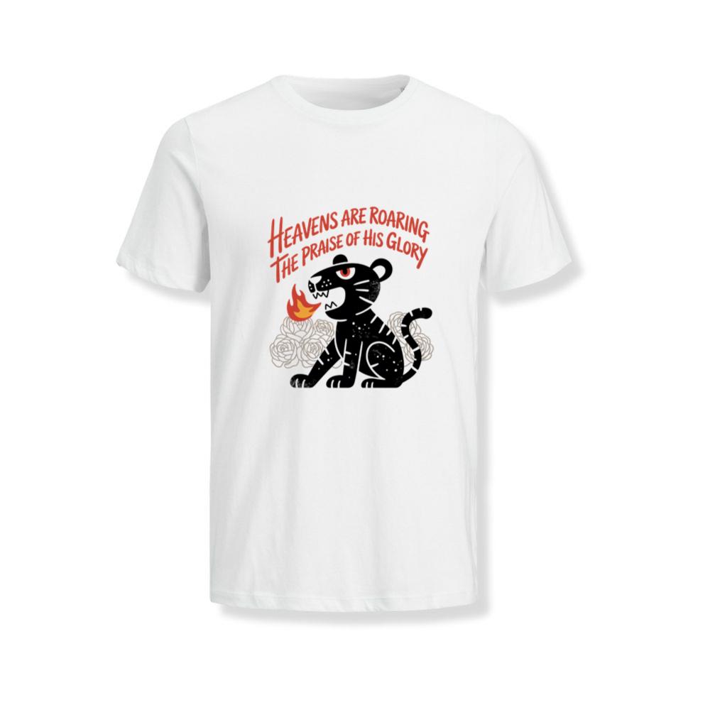 Black Panther Heaven Glory Retro Style Design T-Shirts