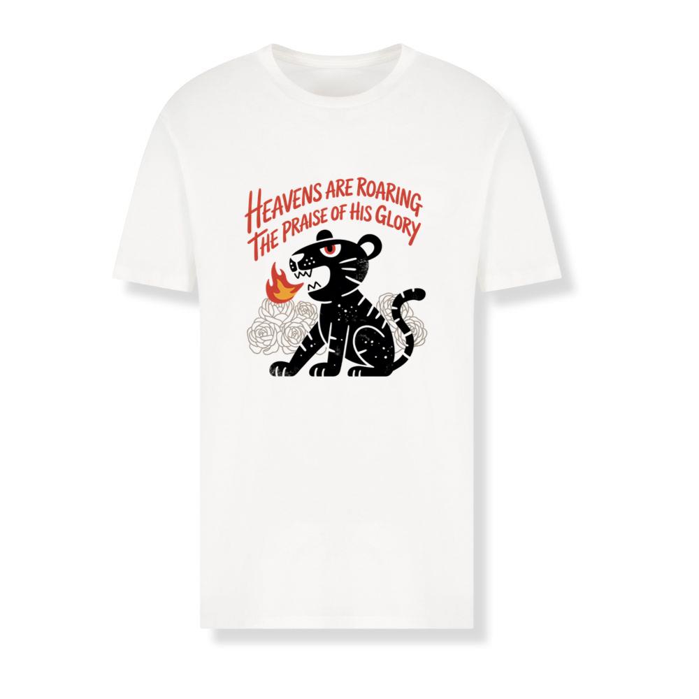 Black Panther Heaven Glory Retro Style Design T-Shirts