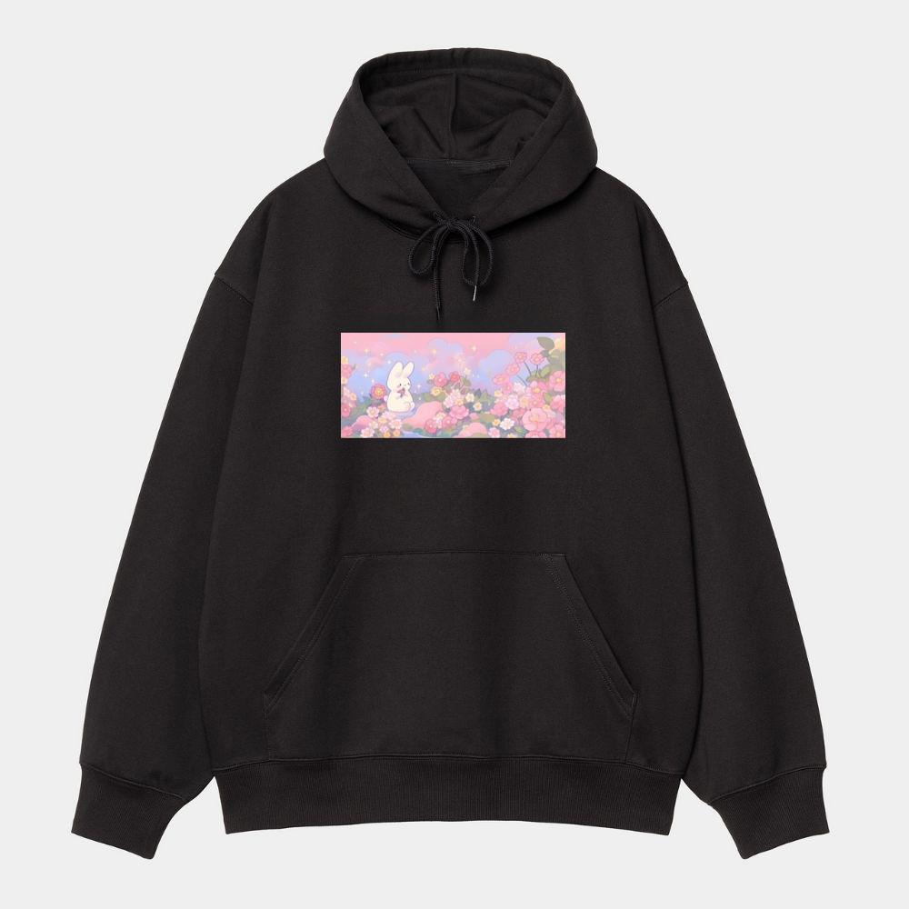 Blissful Bunny Garden Hoodie