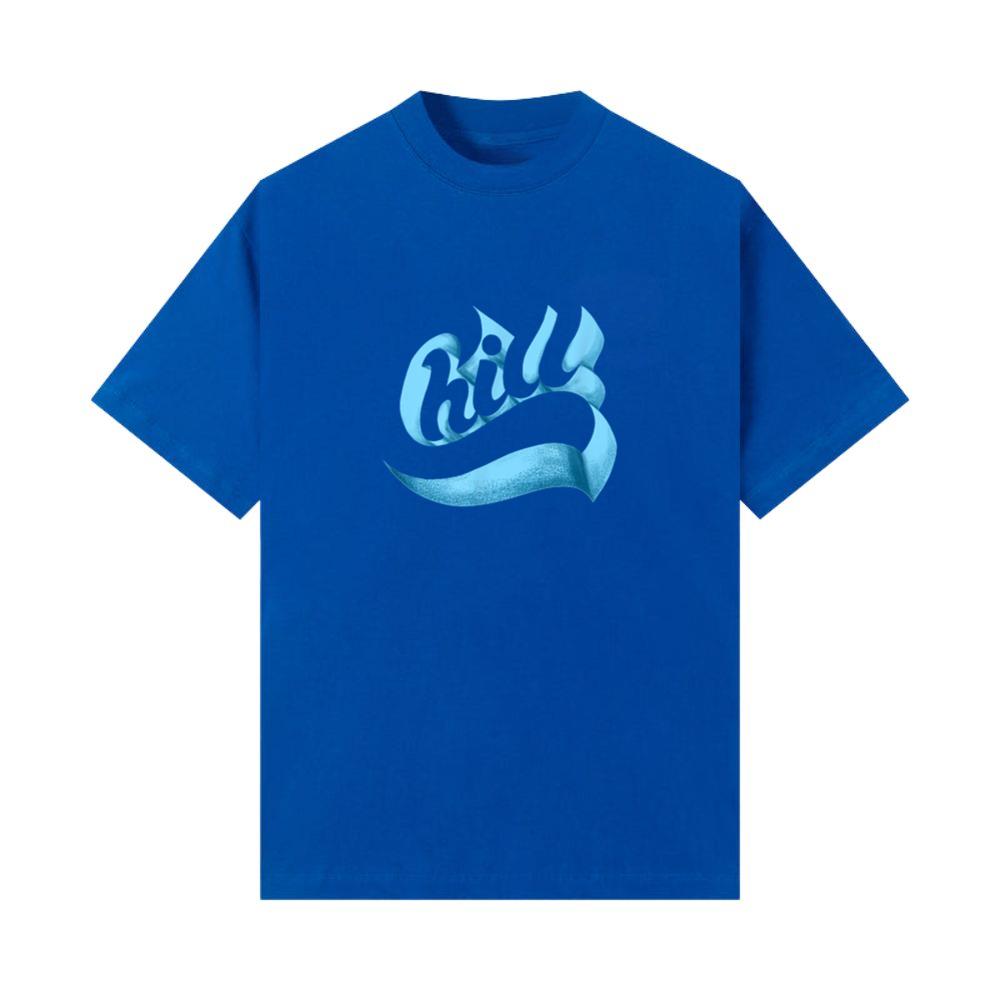 Blue One Chill Blue Color Graphic TShirt Thelollife