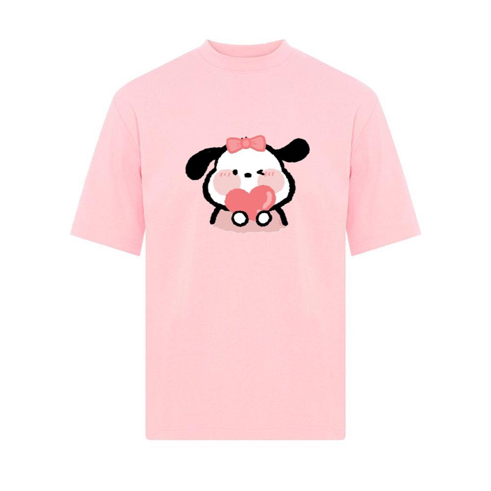 Blushing Puppy with Heart T-Shirts