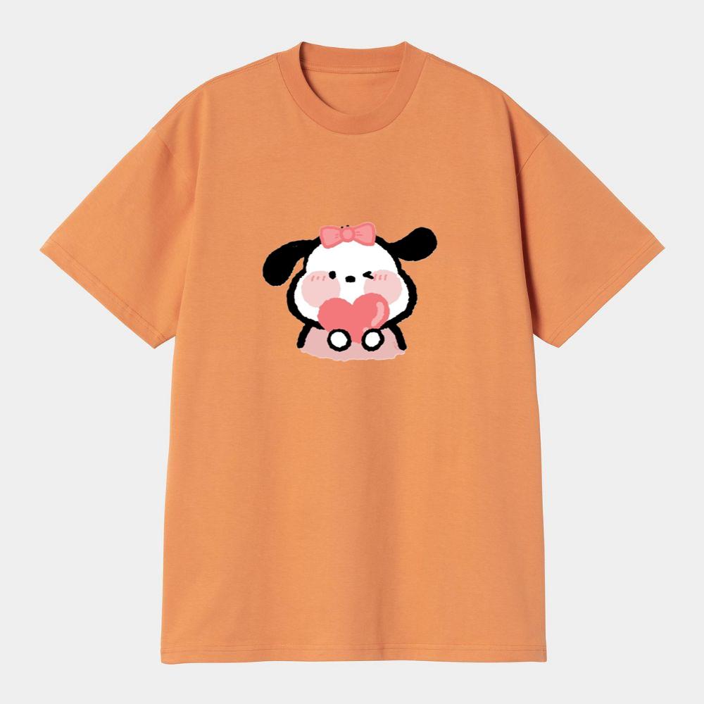 Blushing Puppy with Heart T-Shirts