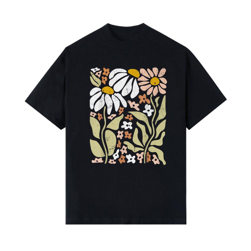 Boho Wildflowers Floral Nature Flower T-Shirt