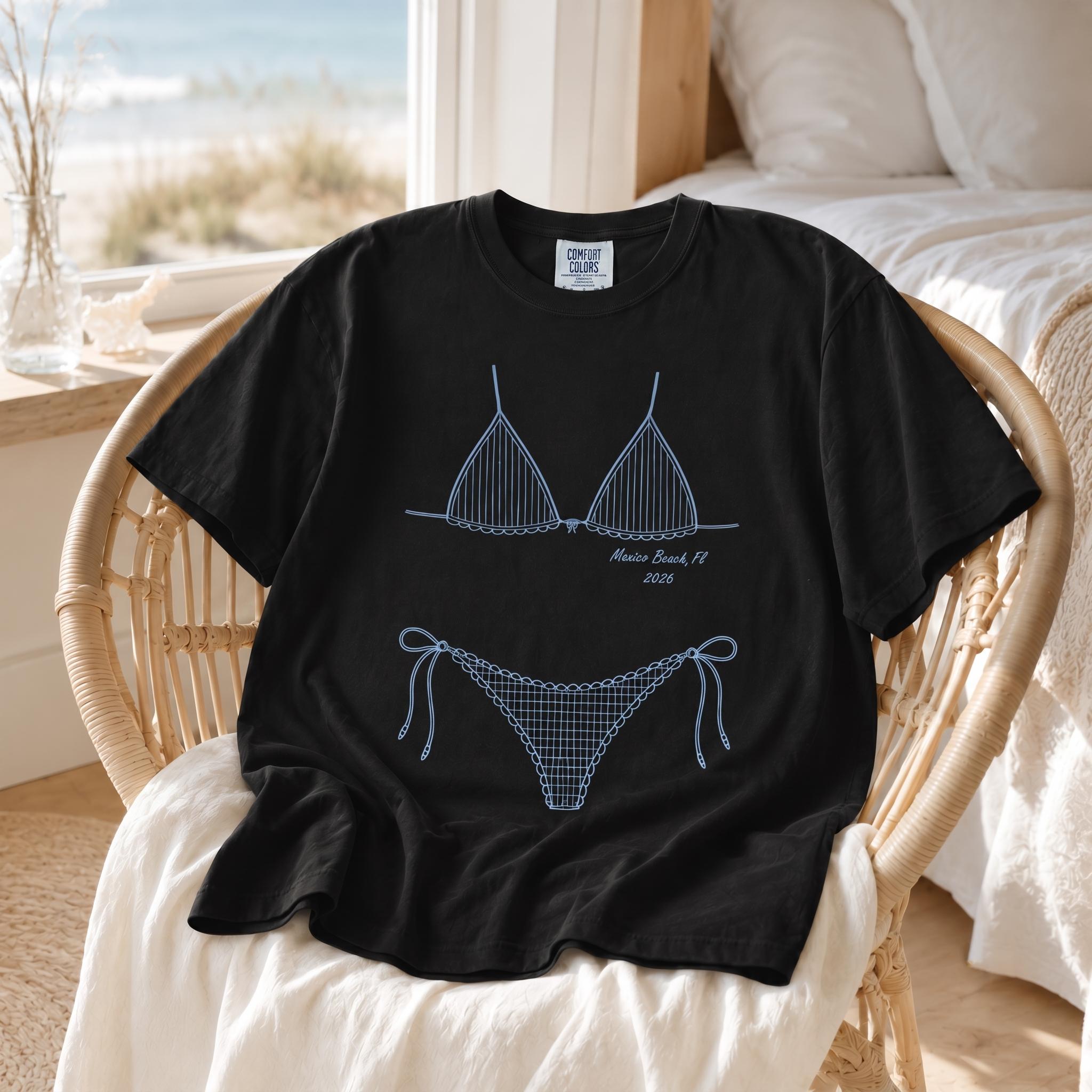BojjiCo Custom Line Art Bikini Body Graphic Oversized T-Shirt Cover Up for Women Preppy Coquette Beach Vacation Bachelorette Party White Cotton Pink Graphic Crew Neck Short Sleeve Graphic T Shirts Mrs Bride Bridesmaids Apparel - Image 5