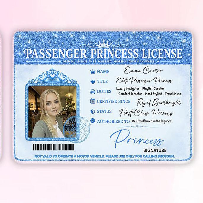 Bojjico Passenger Princess Car Sun Visor Photo Frame Clip Custom Novelty Card Holder For Girlfriend Wife Girly Coquette Preppy Aesthetic Clear Acrylic Auto Interior Accessories Cute Car Decor Funny Couples Gift Ideas - Image 5