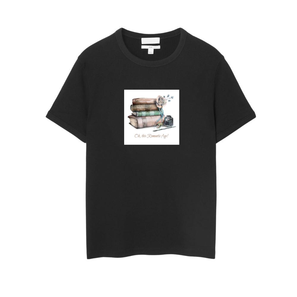 Books, Flower, Inkwell, and Quill T-Shirts