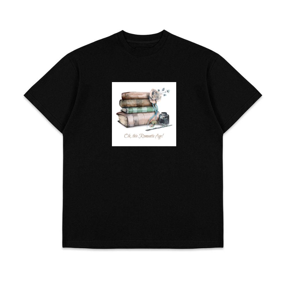 Books, Flower, Inkwell, and Quill T-Shirts
