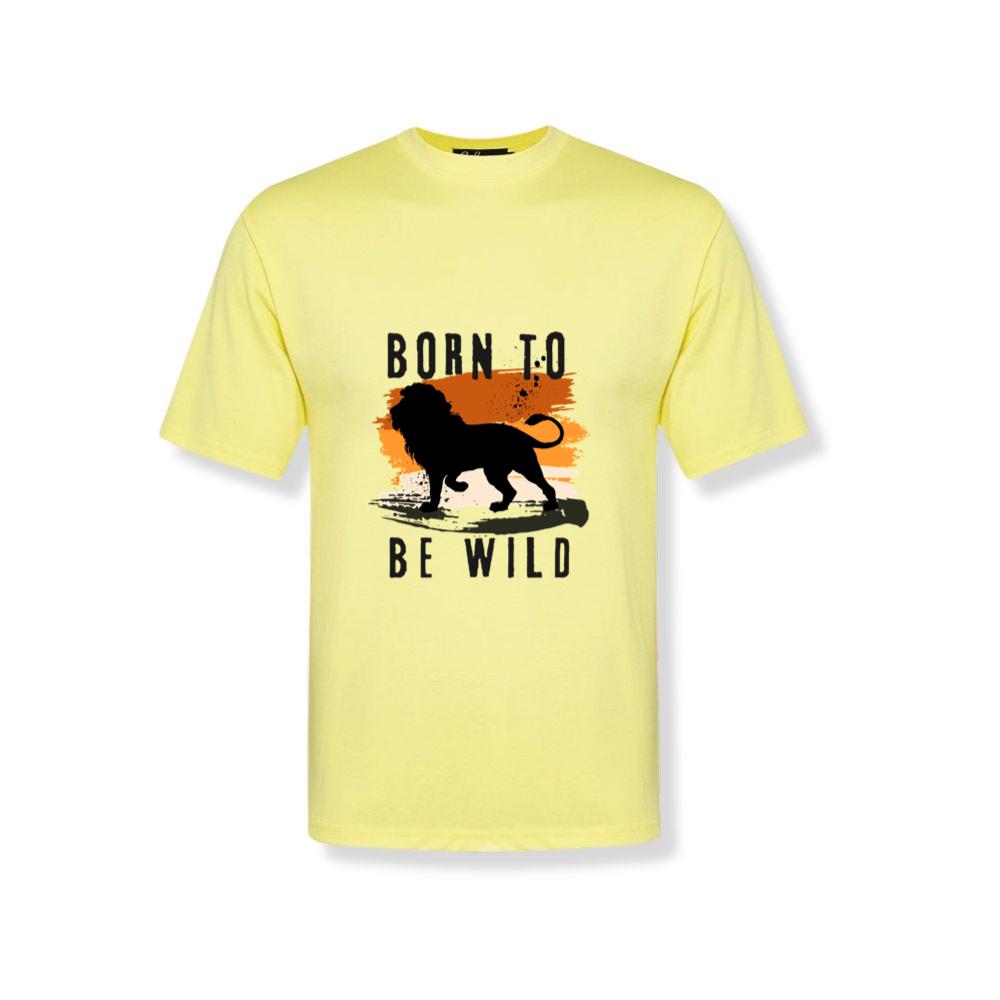 Born to be wild Lion Animal Design T-Shirts