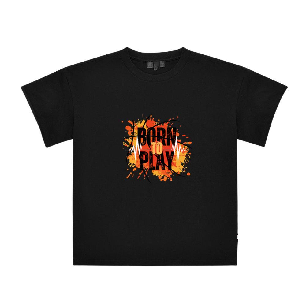 Born To Play Basketball Cool Graphic Art Unisex Top T-Shirts