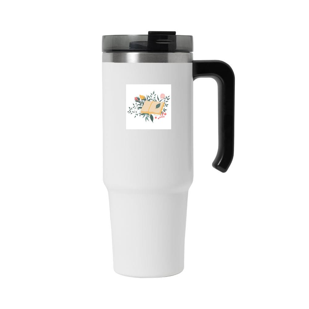 Botanical Elements and Open Pages Tumbler