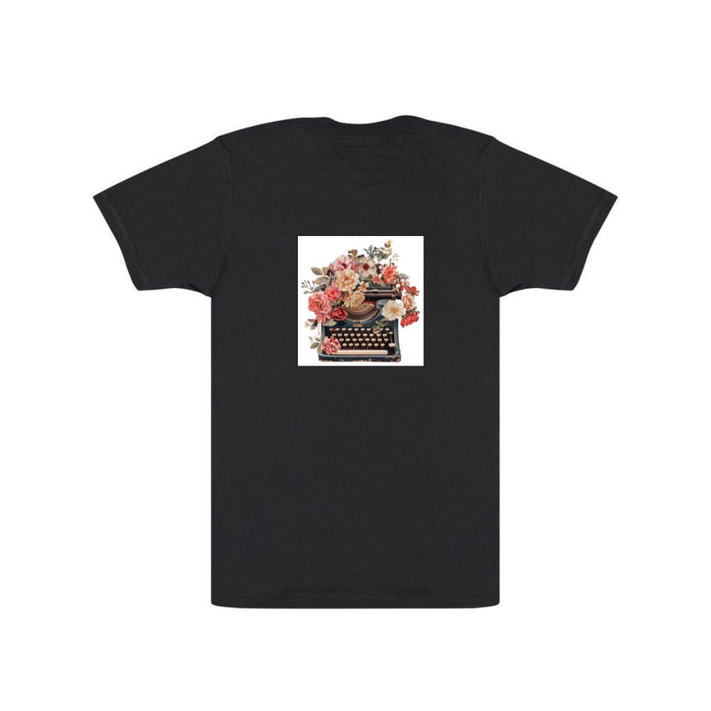 Botanical Illustration of Typewriter and Blooms T-Shirts