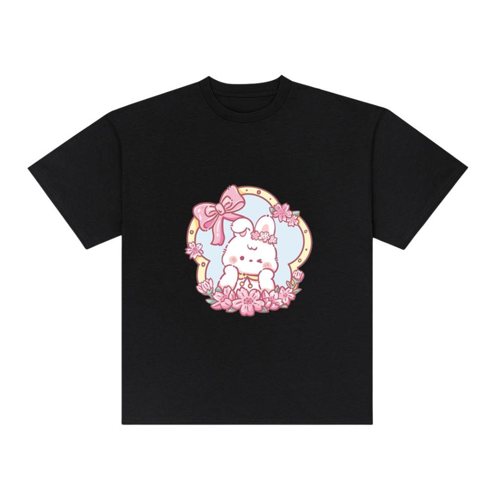 Bow and Blossom Bunny T-Shirts