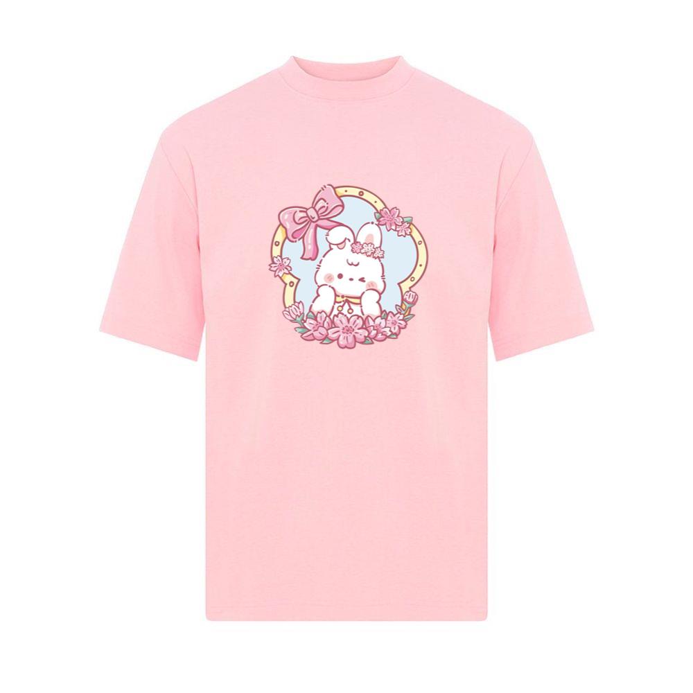 Bow and Blossom Bunny T-Shirts